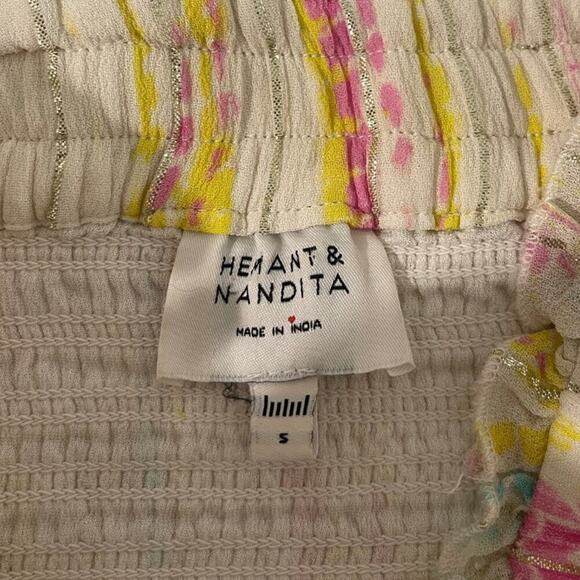 HEMANT& NANDITA Tie-Dye Mini Skirt Size Small - Picture 7 of 8